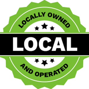 Locally owned and operated logo
